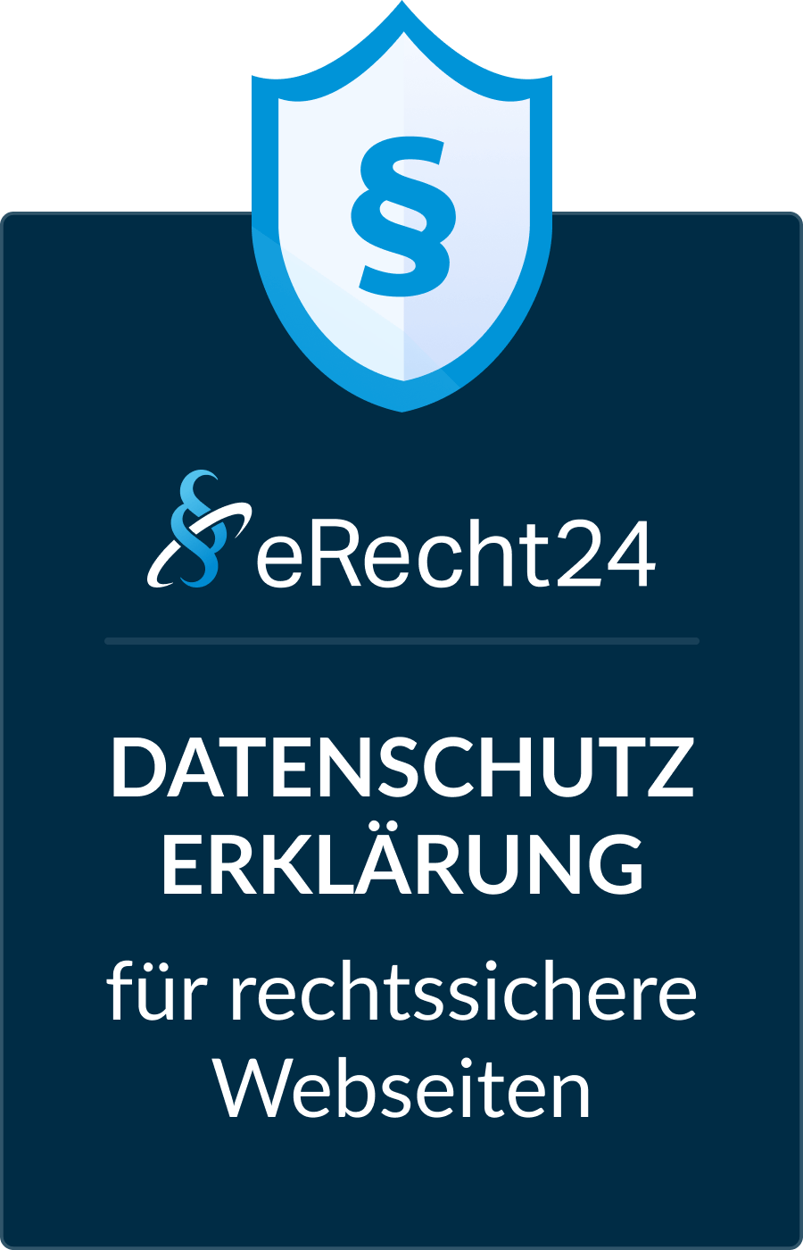 Foto: Datenschutzssiegel E-Recht24